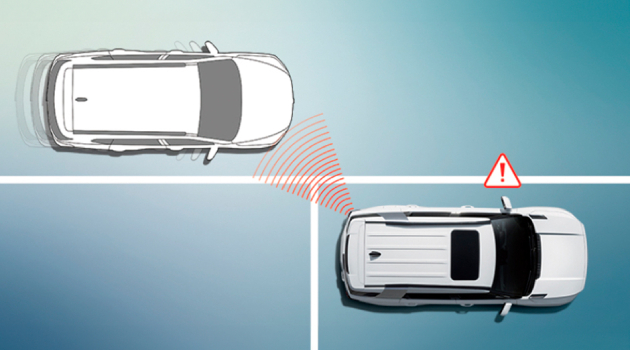 Sistema de detección de punto ciego (BSW) y Asistencia de colisión del punto ciego (BSA)