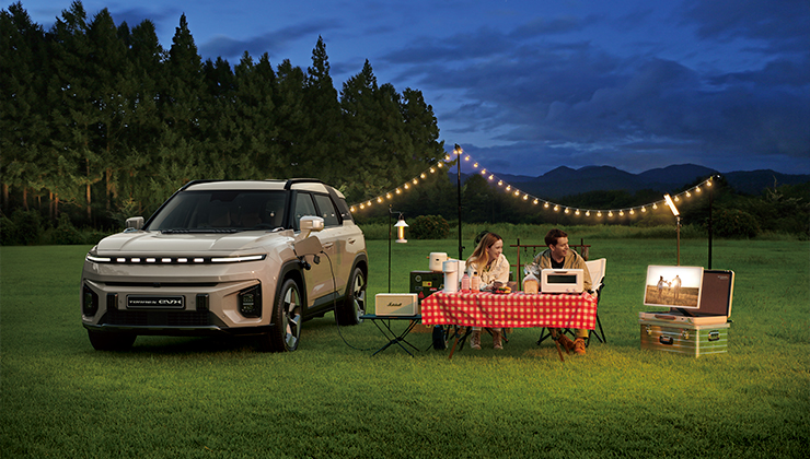 Monta tu propio autocine con el conector V2L del SsangYong Torres EVX